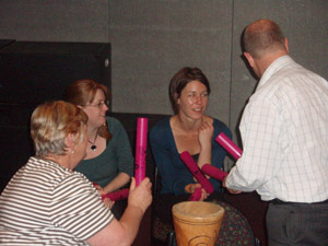 Salvation Army Interactive Drumming Holiday Inn Melbourne Airport